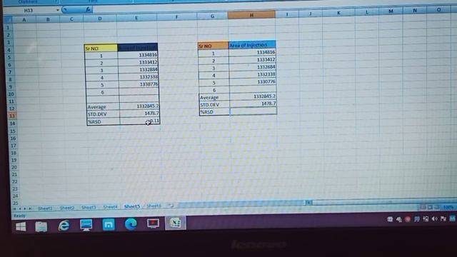 RSD Calculation | RSD Calculation Excel sheet | %RSD Calculation Formula смотреть онлайн
