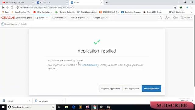Export and Import Oracle APEX Application смотреть онлайн