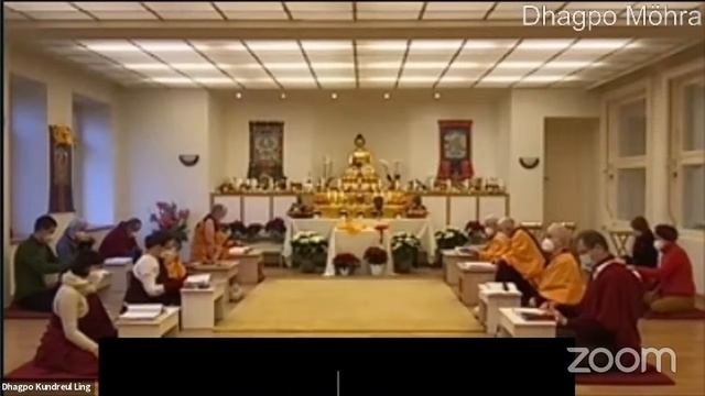Kagyu Meunlams 2020 - Day 4 am - Dhagpo centers Europe смотреть онлайн