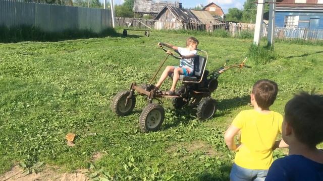 мини трактор на основе мотоблока смотреть онлайн