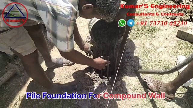 Pile Foundation for Compound Wall смотреть онлайн