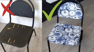 Вторая жизнь стула. Как просто обновить обивку