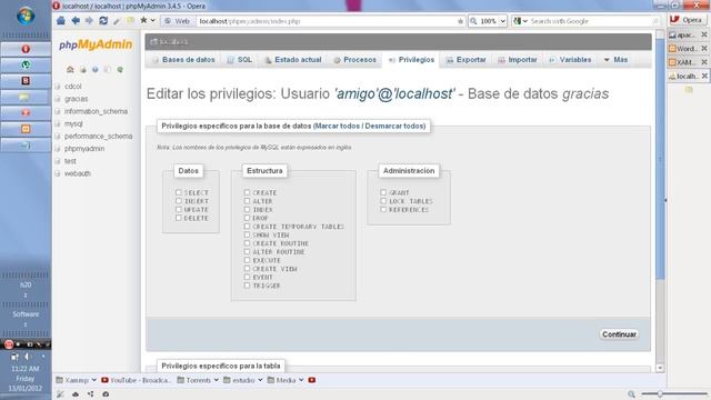 2-2 Spanish - video tutorial installing apache server, phpmyadmin, mysql in localhost + wordpress смотреть онлайн