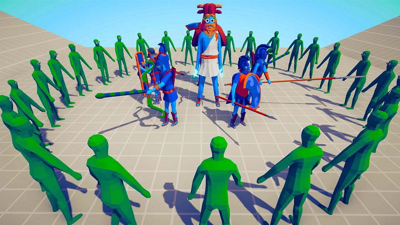 ANCIENT TEAM vs ZOMBIE TEAM | TABS - Totally Accurate Battle Simulator смотреть онлайн