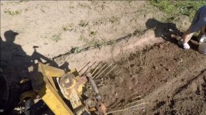 Самодельная картофелекопалка на МТЗ-80.