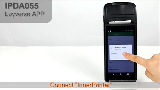 IPDA055 The Thermal printer with Loyverse Free POS APP(Android Handheld) смотреть онлайн