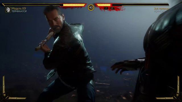 Терминатор против Ночного Волка Mortal Kombat 11 смотреть онлайн