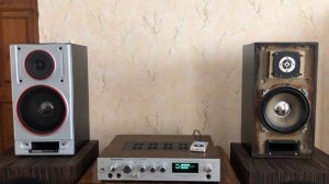 Усилитель Радиотехника у-101-стерео hi-fi и колонки 35 АС-105-1 «Вега»