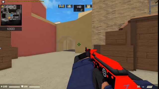 ТЕРЫ против КОНТЕРОВ и ЧИТЕРА - Counter Blox Roblox смотреть онлайн