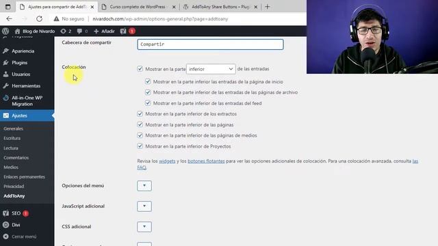 Cómo Agregar Botones de REDES SOCIALES en WordPress ? PASO a PASO смотреть онлайн