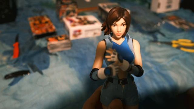 TEKKEN 5 ASUKA KAZAMA FIGURE VINTAGE / UNBOX FIGURE RARE 1/6 PVC