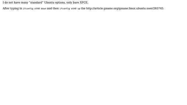 static ip address from XFCE GUI смотреть онлайн