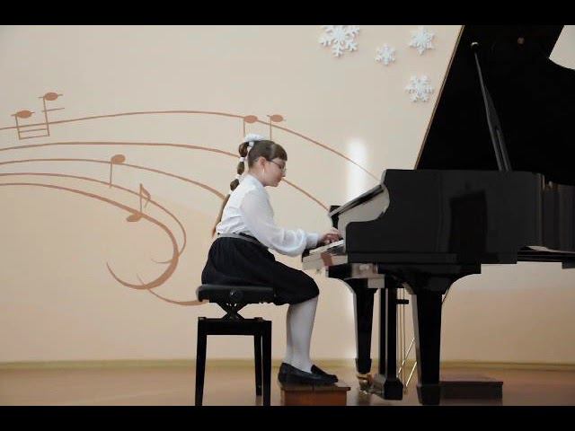 Насырова Вероника И.С. Бах "Менуэт" d moll; А. Гедике "Пьеса" ДМШ Барабинского района смотреть онлайн