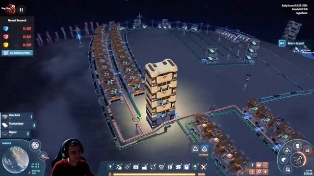 Кооператив в Dyson Sphere Program с Nebula Mod. Web-камера подъехала. Dyson Sphere Program