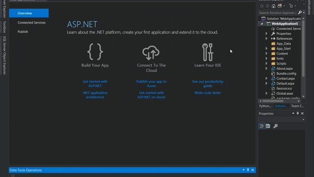 ASP.NET Web Forms in Visual Studio 2019(Getting Started) смотреть онлайн