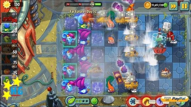 Plants vs Zombies 2 - Far Future - Day 32 [Bot Swarm!] No Premium смотреть онлайн
