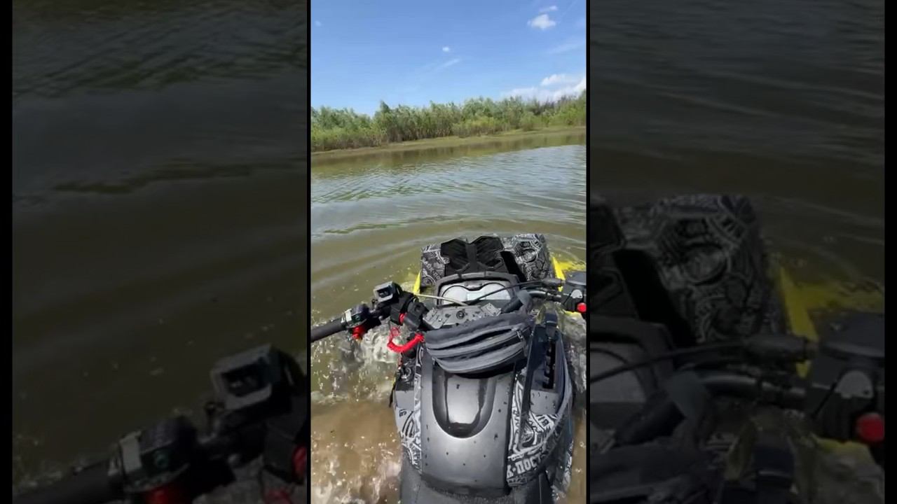 Чуть не утопил квадроцикл прохождение брода на Aodes 1000 MudPro смотреть онлайн