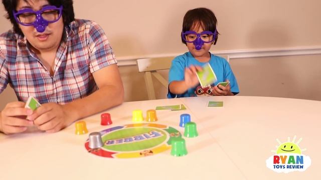 Ryan plays Are you a good liar with Fibber Board Games for kids смотреть онлайн