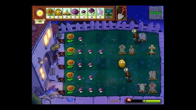 [HD] Plants vs Zombies Adventure Level 2-8 [iPad Gameplay] смотреть онлайн