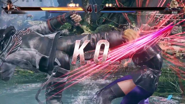 Jin Kazama Vs Nina Williams | Tekken 8 Demo Offline