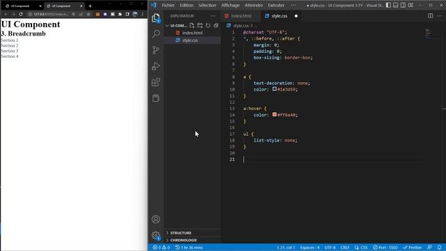 ASMR Coding - UI Component "The Breadcrumb" (HTML & CSS) смотреть онлайн