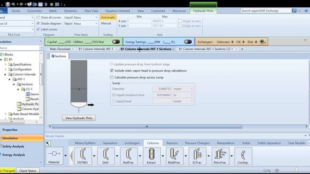 Internal Distillation Column using Aspen PLUS смотреть онлайн