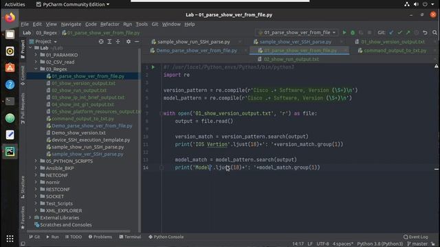 Parse Cisco show commands using Python: RegEx Parser Part 4/9: Version Hostname Model Parser смотреть онлайн