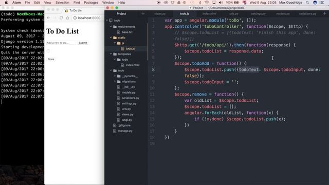 How to Make a GET Request to a Django Rest Framework API | To Do List | Part 12 смотреть онлайн