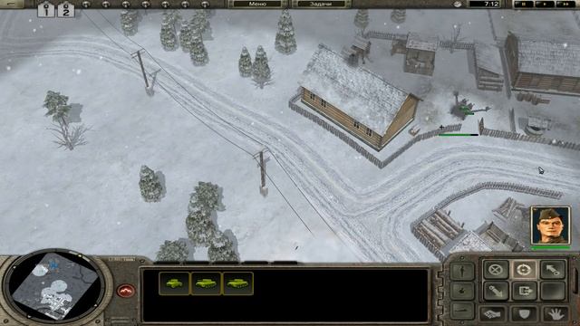 Прохождение Codename Panzers: Phase One #1 - Защита Москвы [СССР] смотреть онлайн