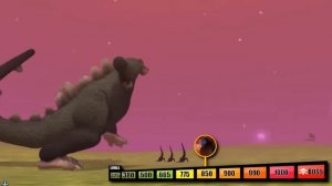 Godzilla Earth vs Giant Monsters Level Challenge | SPORE