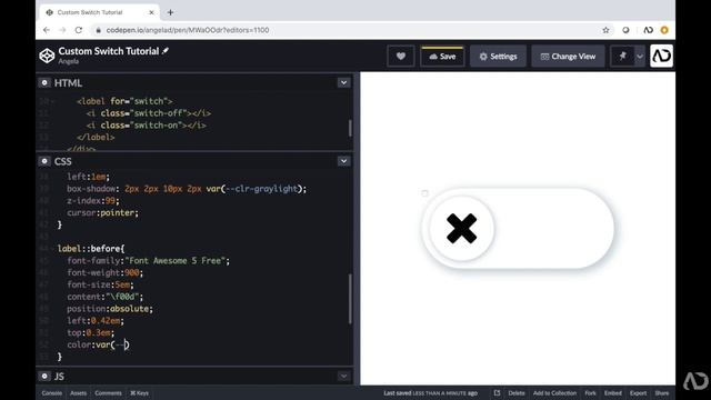 Custom Switch Full Tutorial | Only HTML & CSS смотреть онлайн