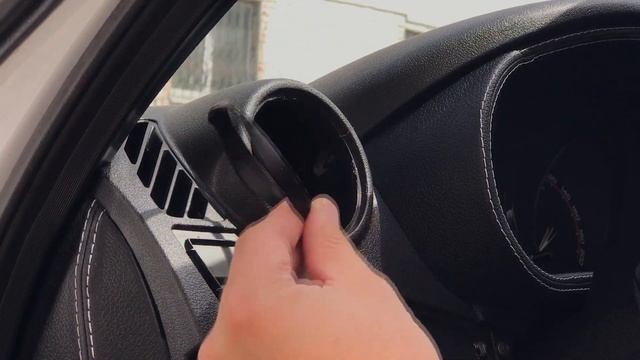 Установка сопел печки в стиле "АМГ" с подсветкой и регулировкой на LADA Granta FL! смотреть онлайн