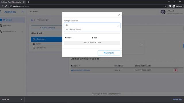 Sistema de gestión de archivos - PHP y MySQL (versión 1.0) смотреть онлайн
