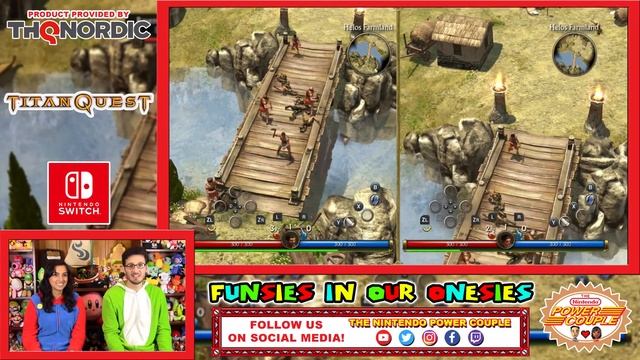 TITAN QUEST (Switch) Co-Op Gameplay Let's Play [Funsies in Our Onesies] смотреть онлайн