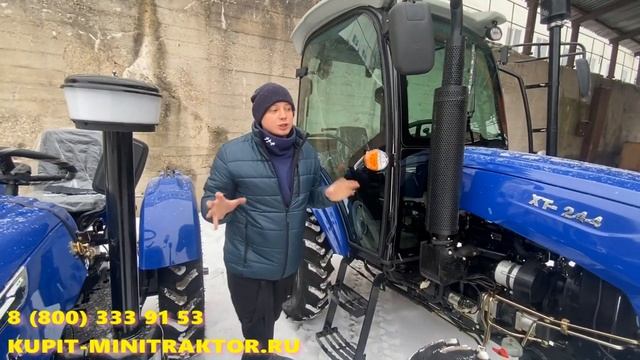 Пара лучших мини-тракторов Xintai (Синтай) ХТ-244 в России смотреть онлайн