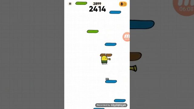 Doodle Jump 2.Обзор и туториал по игре.Уровень 1! смотреть онлайн
