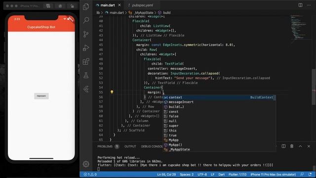 Chatbot In Flutter || Dialogflow Integration || Chatbot UI смотреть онлайн