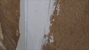 Ремонт кирпично глиняной стены   Все этапы восстановления , используем глину и штукатурку .