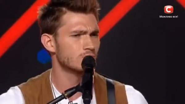 Золотая кнопка.  Константин Битеев «Щечки»  Х фактор 7  Второй кастинг