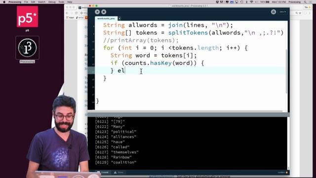 Coding Challenge #40.2: Word Counter in Processing смотреть онлайн
