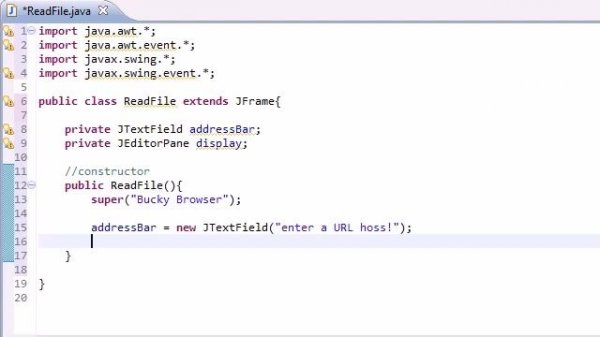 Intermediate Java Tutorial   34   Creating a Simple Web Browser