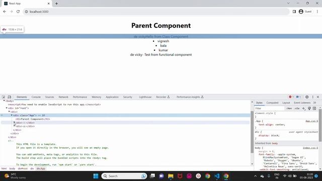 list and keys in React Js | Tamil | React| De vicky #react смотреть онлайн