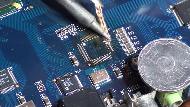 Пайка микросхемы в корпусе TQFP смотреть онлайн