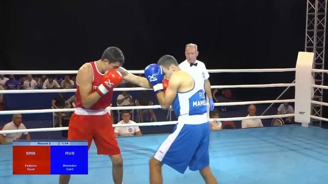 Gabil Mamedov (RUS) vs. Pavel Fedorov (SRB) EUBC Cup 2023 QF's (63kg) смотреть онлайн