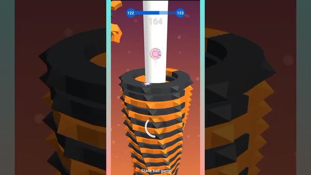 Stack ball game - Max level walkthrough game #shorts смотреть онлайн