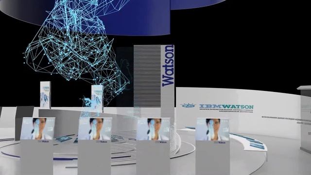 Средовой дизайн. Наталья Гречушникова. 2015 г. Выставочный бокс IBM Dr. Watson смотреть онлайн