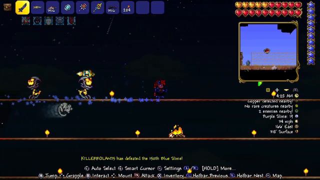 "King Slime Has Awoken" "King Slime Has Been Defeated" (Terraria) смотреть онлайн