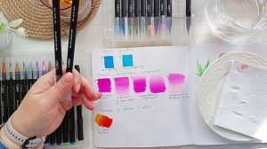 Все техники рисования акварельными маркерами CoLLart