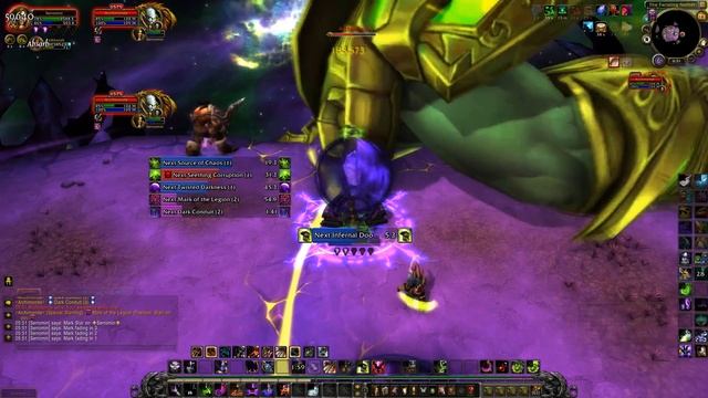 Hellfire Citadel MYTHIC Warlock SOLO (Archimonde) смотреть онлайн