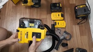 Обзор комлекта  пылеудаления от девольт D25301D и мини пылесосаDWH161N